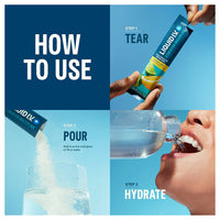 Liquid IV Hydration Multiplier Electrolyte Powder Packet Drink Mix, Lemon Lime Flavor, 6 Ea