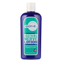 Epsom It Soothing Nerve Lotion Epsom Salt Magnesium Lotion with Capsaicin and Arnica, 8 Oz