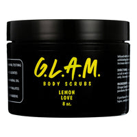G.L.A.M. Body Scrubs Lemon Love, 8 Oz