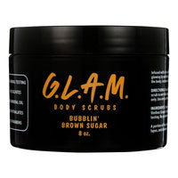 G.L.A.M. Body Scrubs Bubblin Brown Sugar, 8 Oz