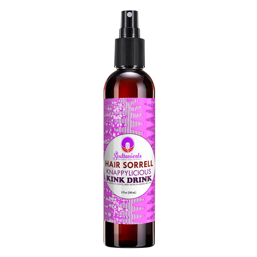 Soultanicals Hair Sorrell Knappylicious Kink Drink with Pump, 8 Oz