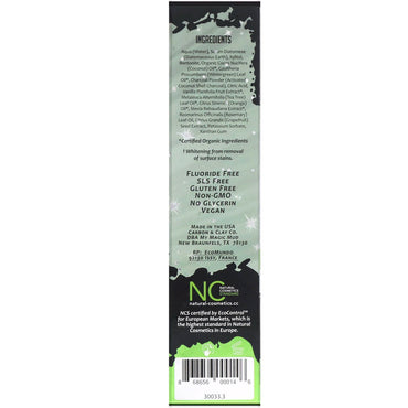 My Magic Mud Activated Charcoal Fluoride Free Whitening Toothpaste, Wintergreen, 4 Oz