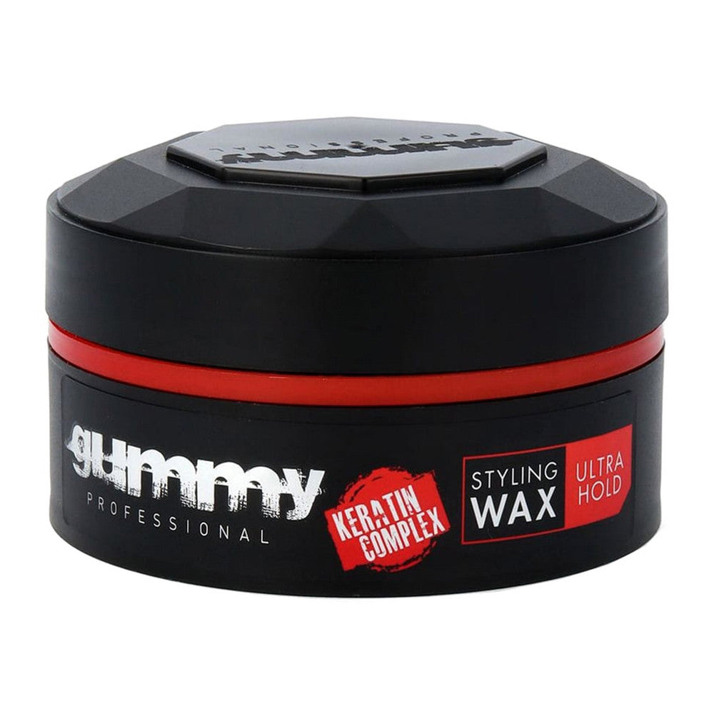 Gummy Professional Hair Styling Wax Matte Keratin Complex Maximum Hold Extreme Look, 5 Oz