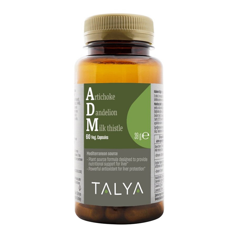 Talya Adm Artichoke Dandelion Milk Thistle, 60 Ea