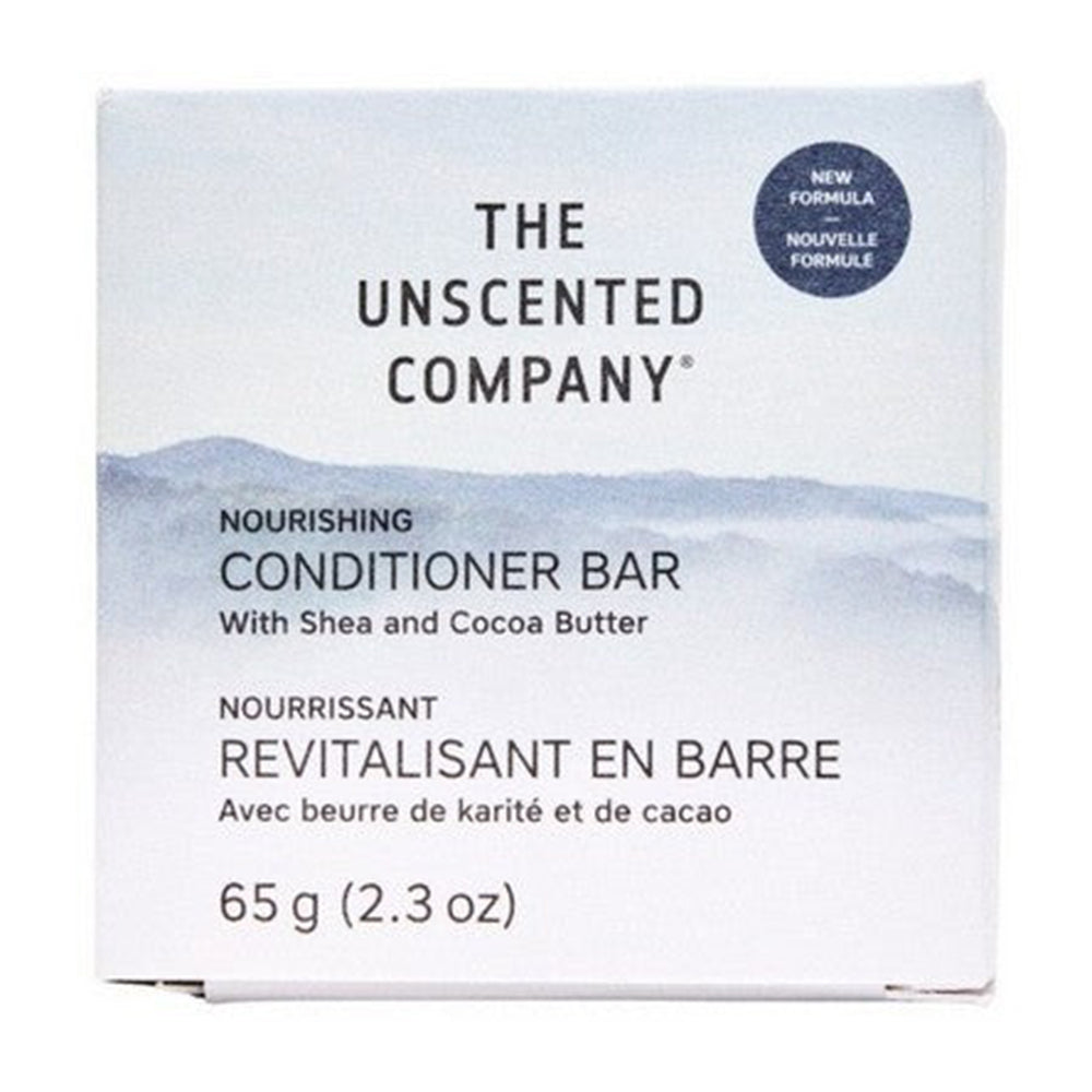 The Unscented Company Nourishing Conditioner Bar with Shea and Cocoa Butter 2.3Oz (65g)