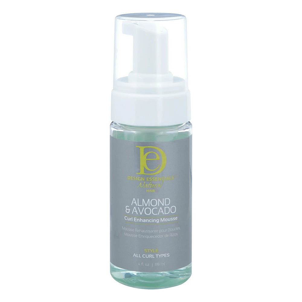 Design Essentials Almond Avocado Curl Enhancing Hair Mousse 4Oz (118ml)