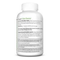 Super Colon Cleanse Dietary Fiber Supplement Capsules By Health Plus - 120 Ea