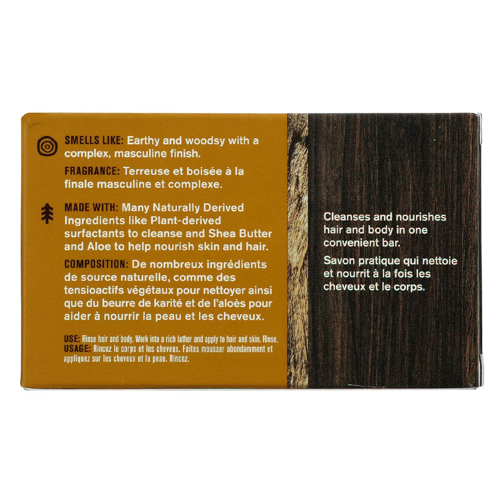 Every Man Jack Sandalwood Mens 2-In-1 Body Bar And Shampoo, 5 Oz