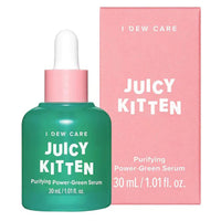 I Dew Care Juicy Kitten Purifying Power Green Skin Serum 1.01Oz (30ml)