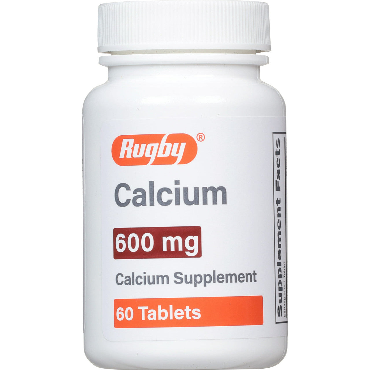 Rugby Laboratories Calcium 600 Mg, 60 Ea