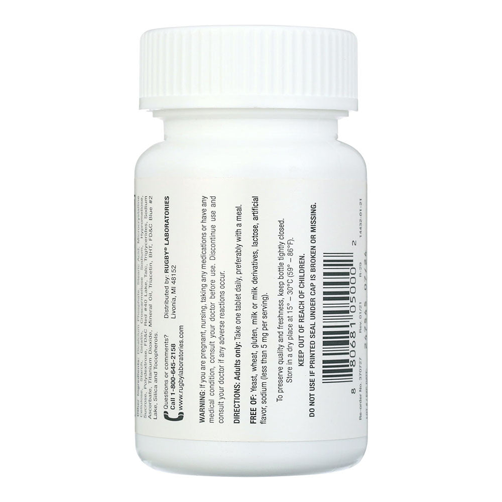 Rugby Daily Vite Multivitamin Vitamin Supplement, 100 Ea