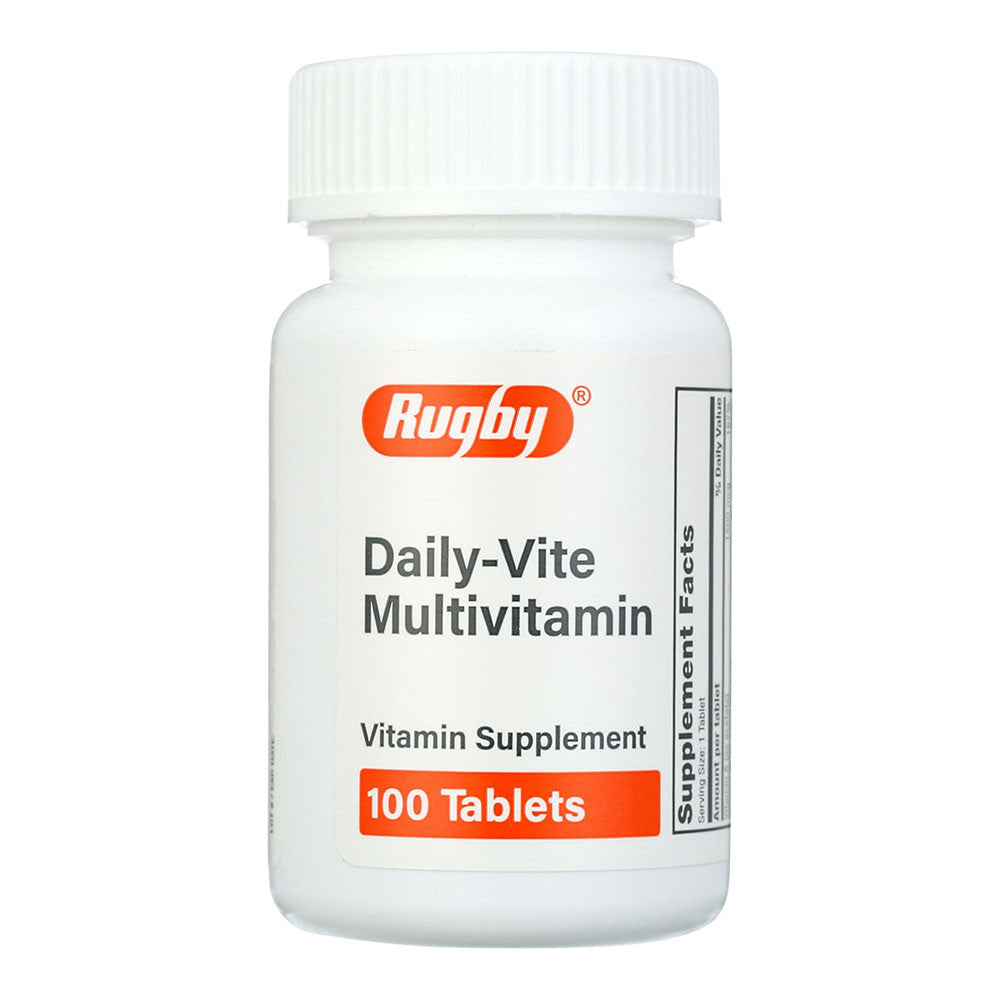 Rugby Daily Vite Multivitamin Vitamin Supplement, 100 Ea