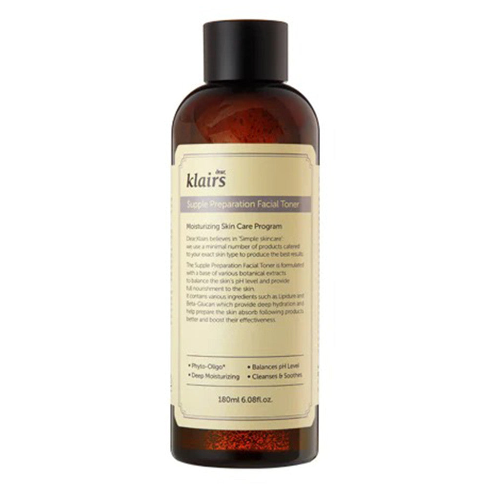 klairs Supple Preparation Facial Toner Moisturizing Skin Care Program 180ml