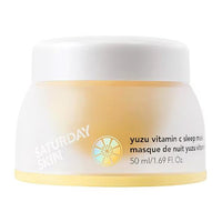 Saturday Skin Yuzu Vitamin C Sleep Mask for Skin 1.69Oz (50ml)