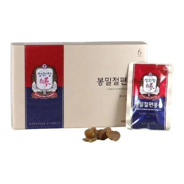 Jung Kwan Jang Honeyed Korean Red Ginseng Slices 6Ea (20g)