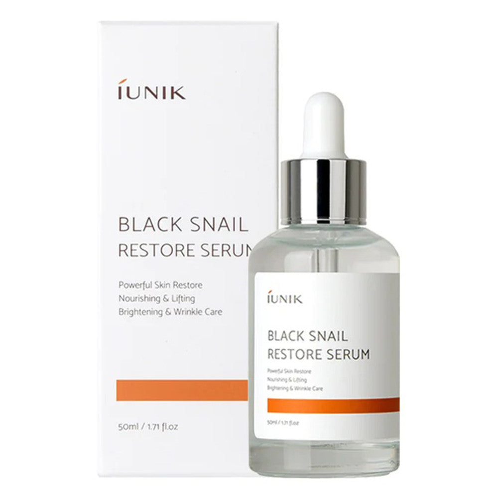 iUNIK Black Snail Restore Skin Serum for Nourishing and Lifting 1.71Oz (50ml)