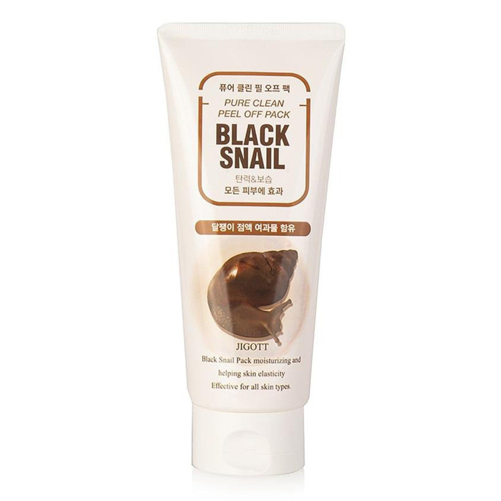 Jigott Black Snail Pure Clean Peel Off Face Pack 180ml