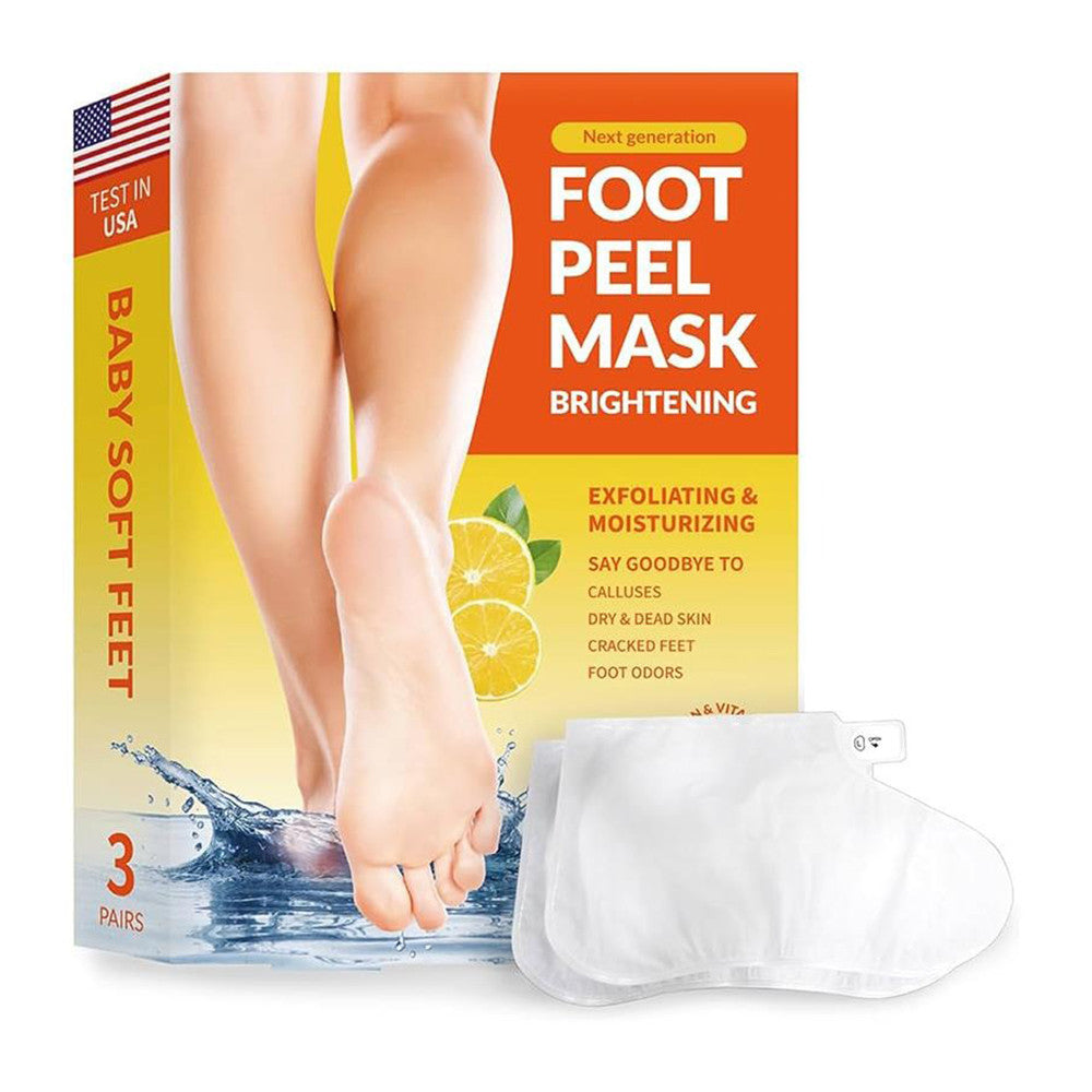 Foot Peel Mask Brightening 3 Pairs 1Ea