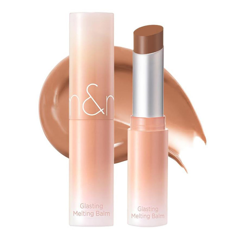 Rom&nd Glasting Melting Balm 10 Nu Beige Soothe and Hydrate lips 1Ea