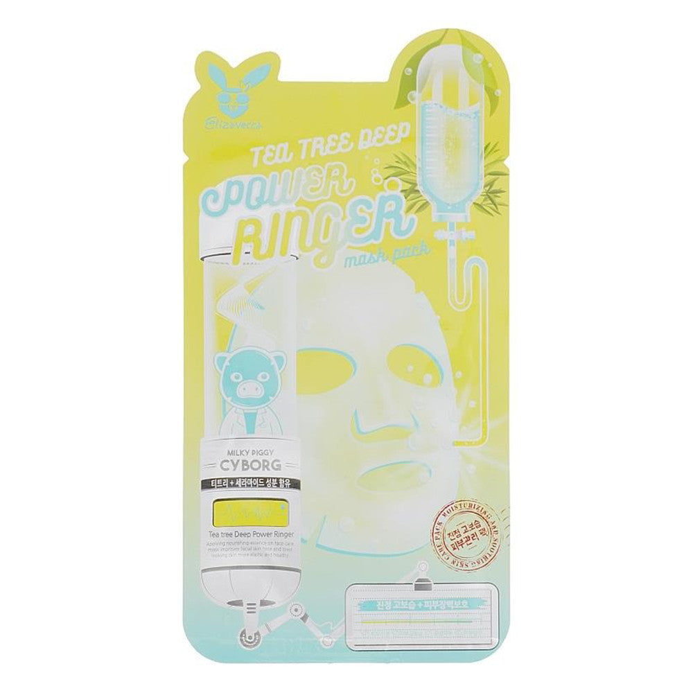 Elizavecca Tea Tree Deep Power Ringer Face Mask Pack 1Ea