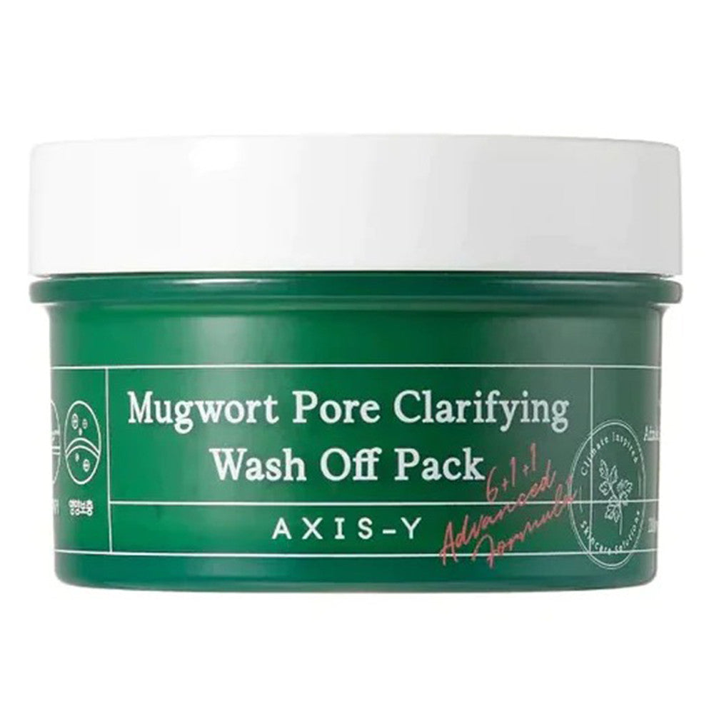 Axis-y Mugwort Pore Clarifying Wash Off Pack for Skin 3.38Oz (100ml)