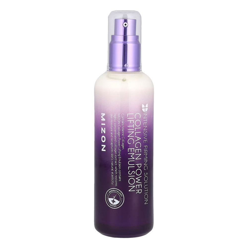 Mizon Intensive Firming Solution Collagen Power Lifting Emulsion for Skin 4.05Oz (120ml)