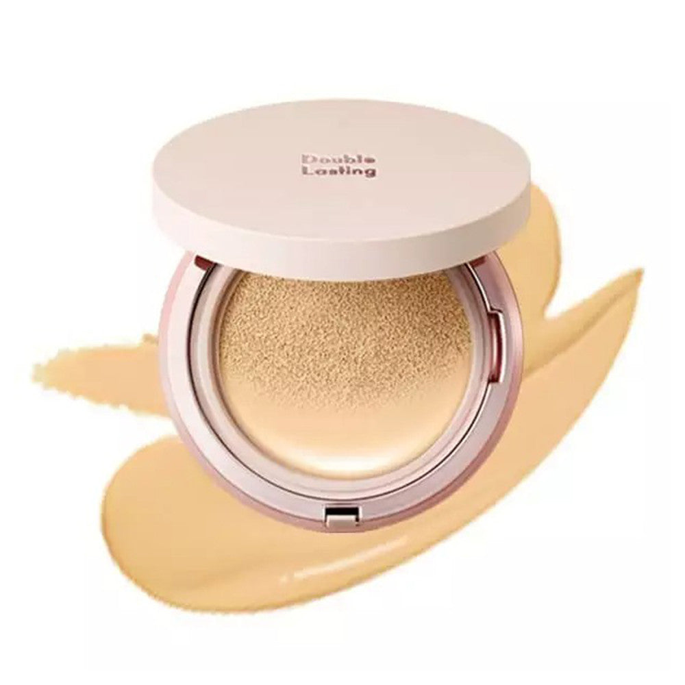 Etude House Double Lasting Cushion Glow W21 Beige for Face 1Ea