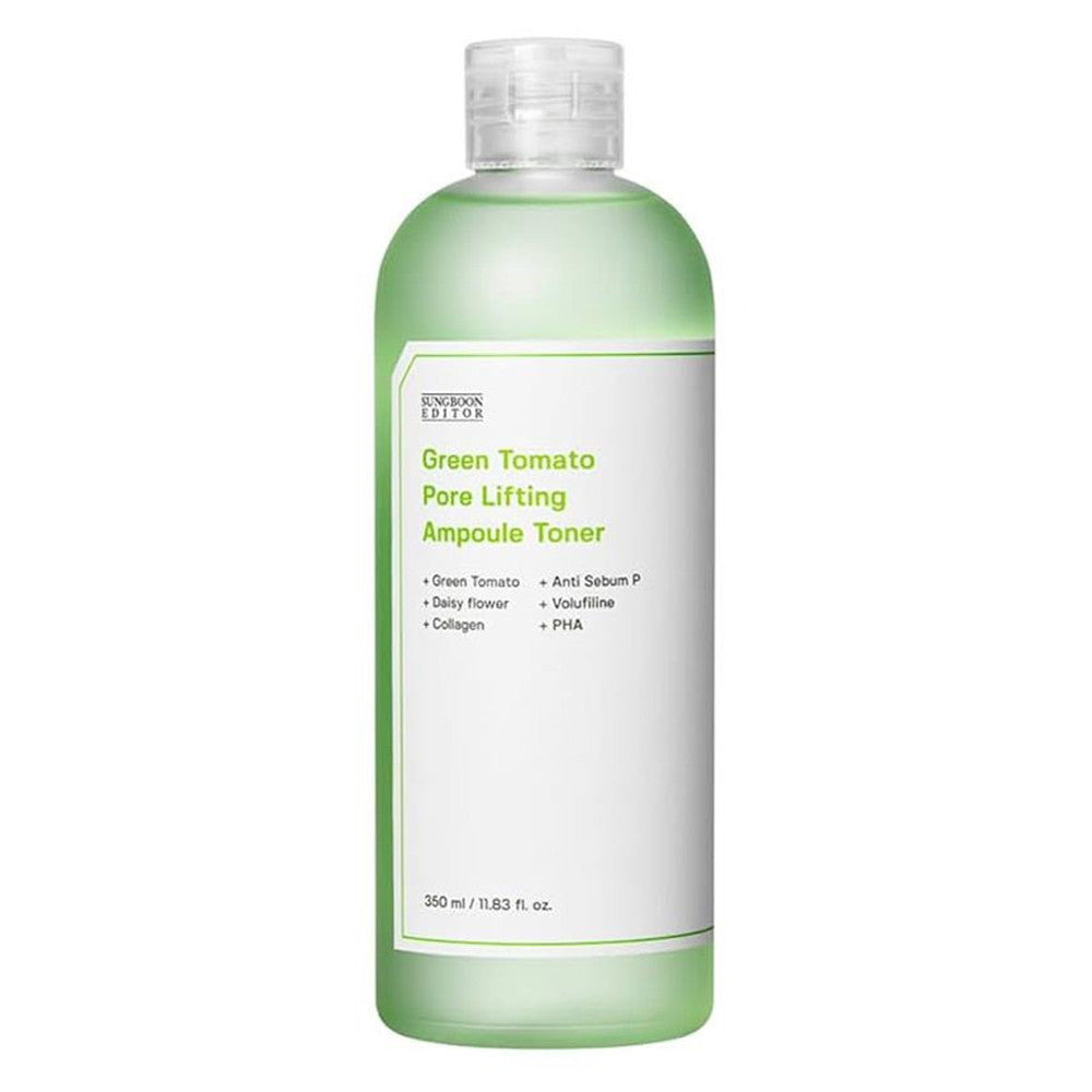 Sungboon Editor Green Tomato Pore Lifting Ampoule Toner for Skin 11.83Oz (350ml)
