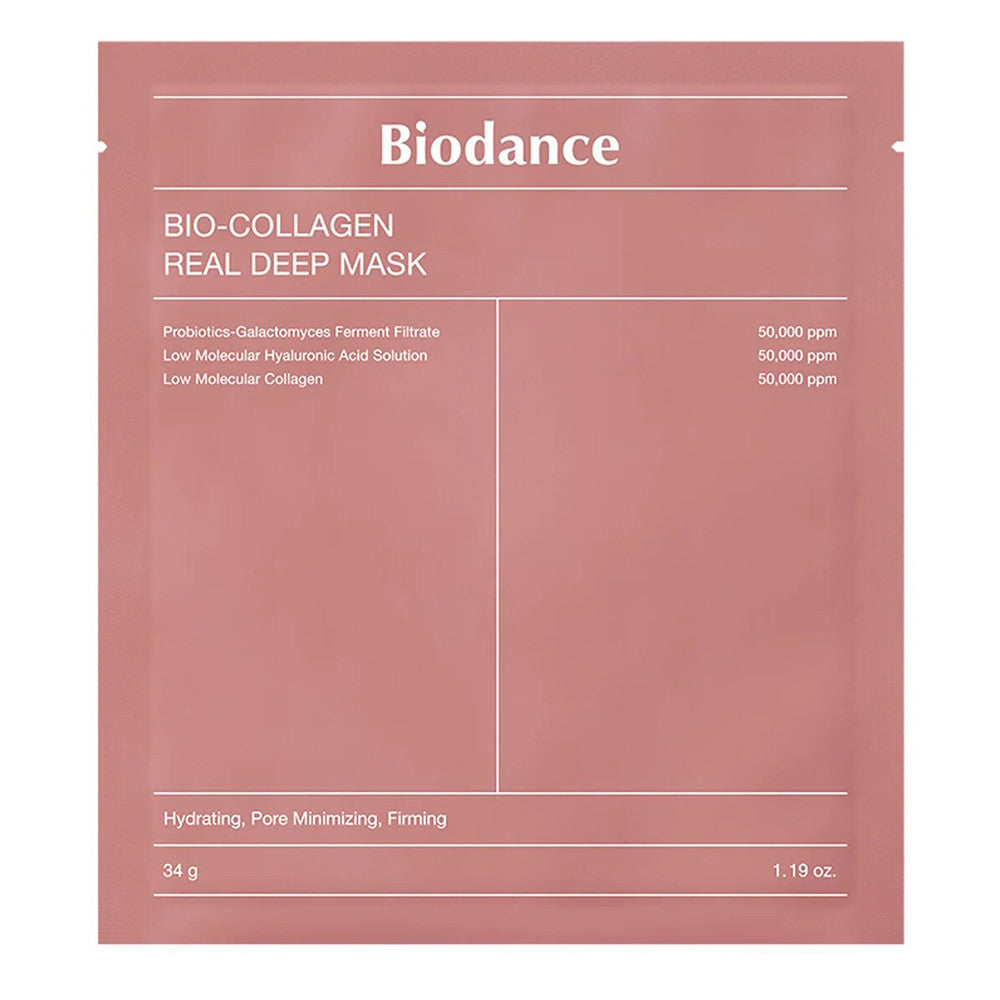 Bio-collagen Real Deep Face Mask 1 Box of 4 Sheets 1.19Oz (34g)