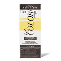 LOreal Lets Color 5.30 Topazzed Brown Permanent Haircolor, 1 Ea, 2 Oz