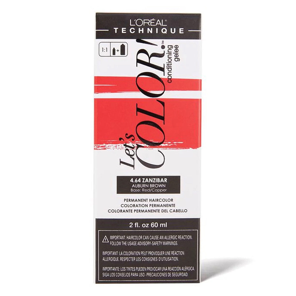 LOreal Lets Color 4.64 Zanzibar Brown Permanent Haircolor, 1 Ea