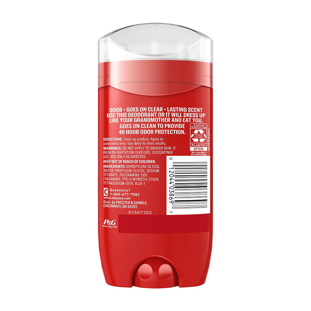 Old Spice Wolfthorn Scent Mens Invisible Solid Deodorant - 2.6 Oz