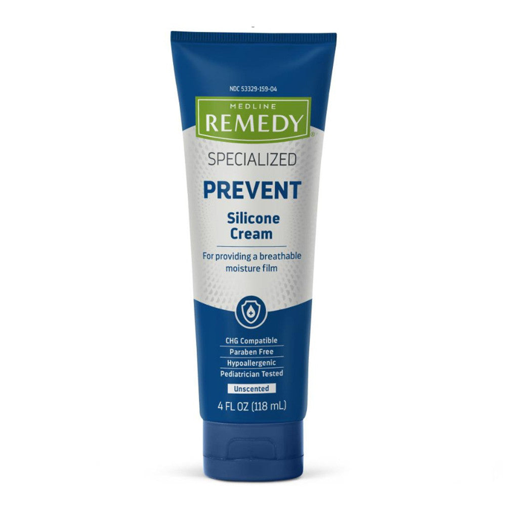 Medline Remedy Intensive Skin Therapy Hydraguard-D Dimethicone Cream, 4 Oz