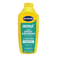 Dr. Scholls Odor-X Ultra Sweat Absorbing Foot Powder For Maximum Sweat Absorption, 7 Oz