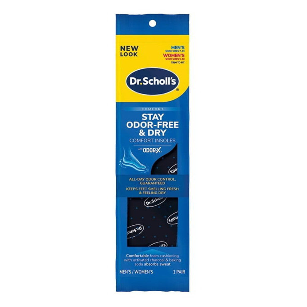 Dr Scholls Odor Fighting Insoles with Activated Charcoal, 1 Pair