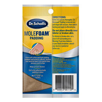 Dr. Scholls Molefoam Padding Strips for Pain Relief, 2 Ea