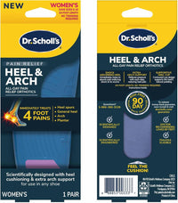 Dr Scholls Pain Relief Orthotics For Heel Pain For Women, Size 6-10, 1 Pair