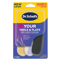 Dr Scholls Stylish Step Heel Liners Cushions, 3 Ea
