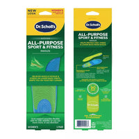 Dr Scholls All Purpose Sport And Fitness Womens Trim to Fit Comfort Insole, Size 6-10, 1pair