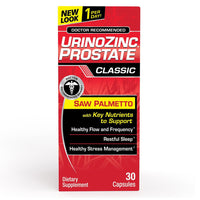 Urinozinc Prostate Saw Palmetto Supplement, 30 Ea