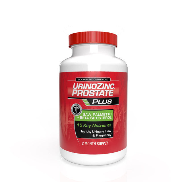 Urinozinc Prostate Health Complex With Beta Plus Saw Palmetto Supplement Caplets, 120 Ea