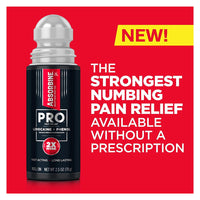 Absorbine Jr Pro Lidocaine Roll On For Fast Nerve And Muscle Pain Relief, 2.5 Oz
