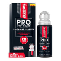 Absorbine Jr Pro Lidocaine Roll On For Fast Nerve And Muscle Pain Relief, 2.5 Oz