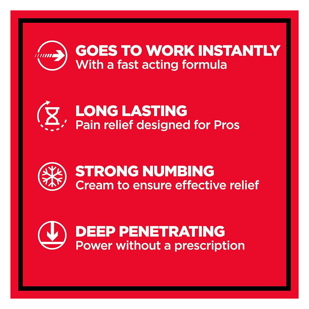 Absorbine Jr Pro Max Strength Lidocaine Cream, Non Greasy, 3 Oz