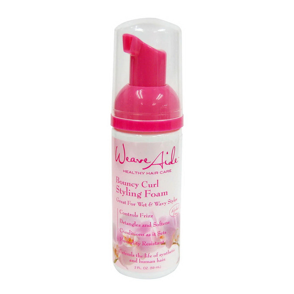 Weave Aide Bouncy Curl Styling Foam, 2 Oz