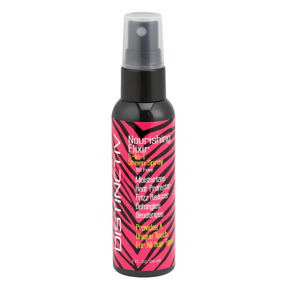 Swing It Distinctive Nourishing Elixir Oil Free 5In1 Sheen Hair Spray 2Oz (59ml)