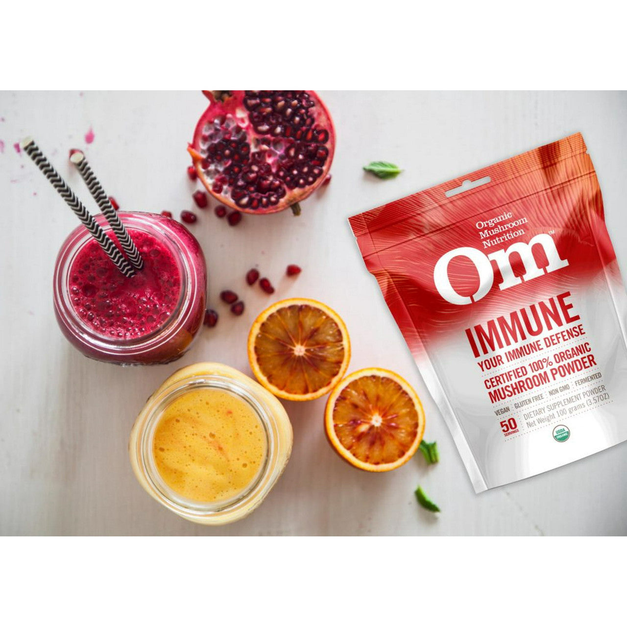 Mushroom Matrix Immune Organic Mushroom Powder, 3.57 Oz