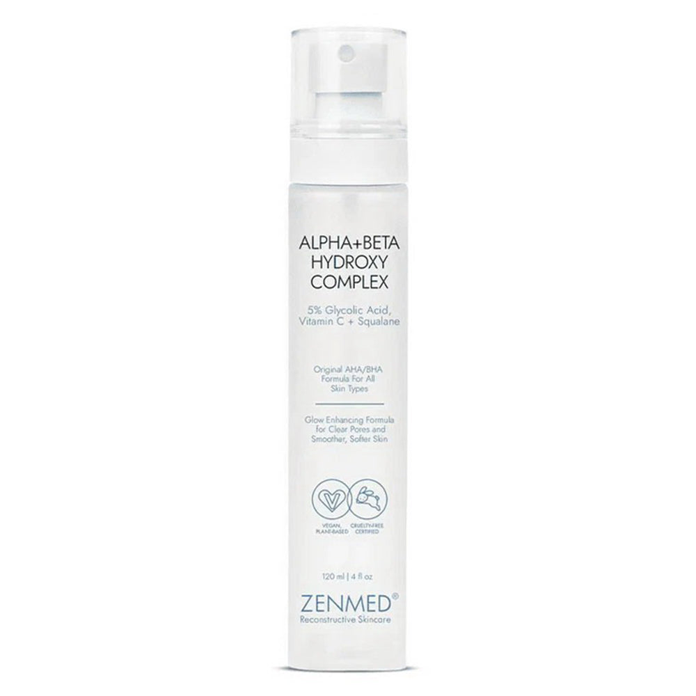 ZenMed Alpha Plus Beta Hydroxy Complex Exfoliant Skin Care 4Oz (118ml)