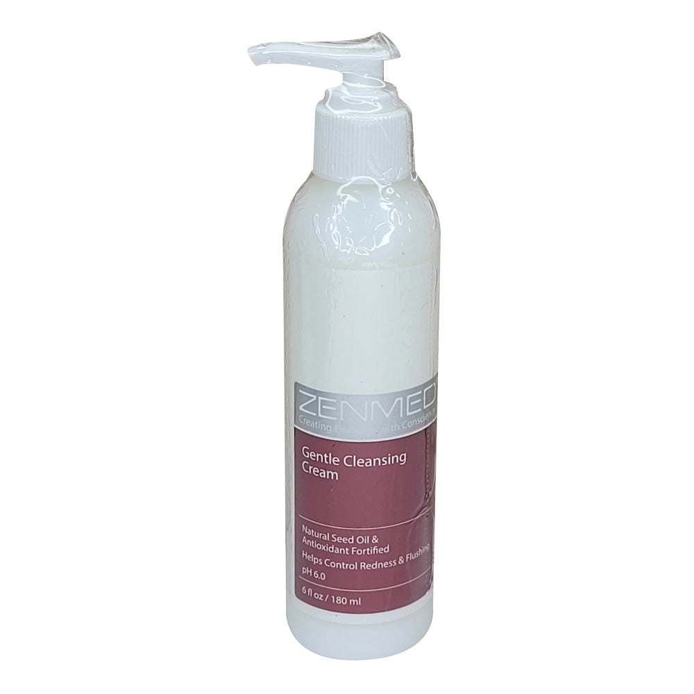 Zenmed Gentle Cleansing Cream for Skin with Natural Seed Oil 6Oz (180ml)