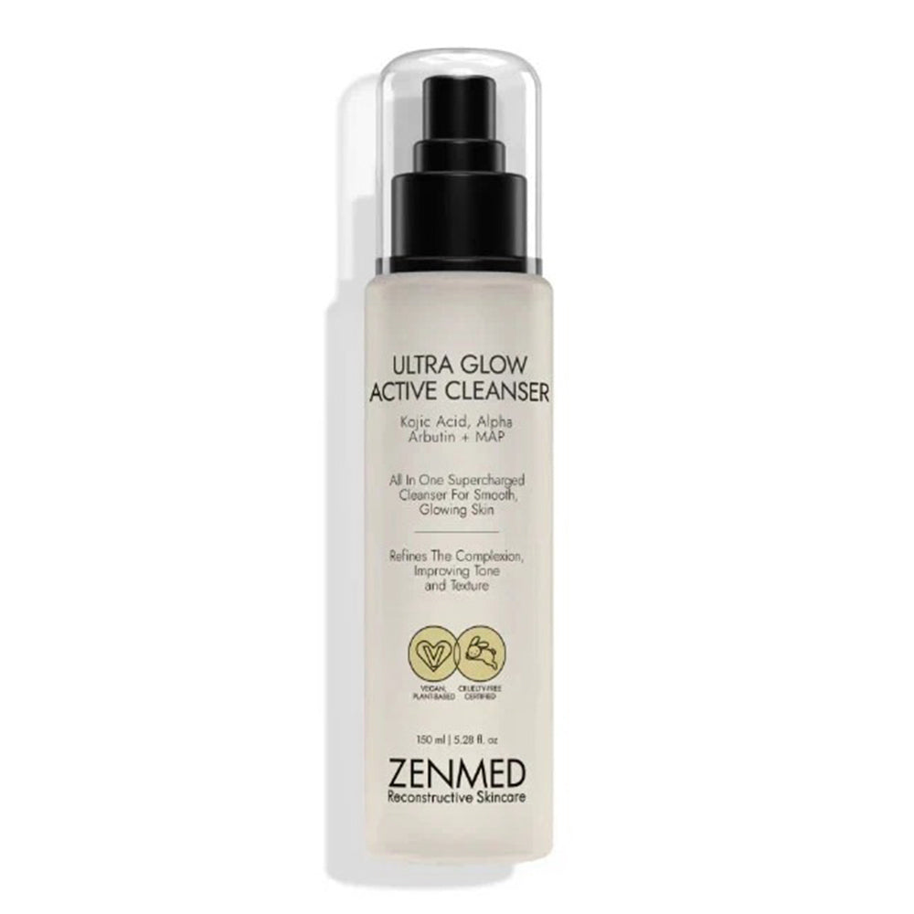Zenmed Ultra Glow Active Cleanser for Smooth Glowing Skin 5.28Oz (150ml)